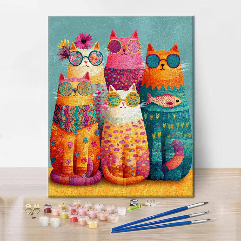 Cool Cat Crew - Dipingere con i Numeri