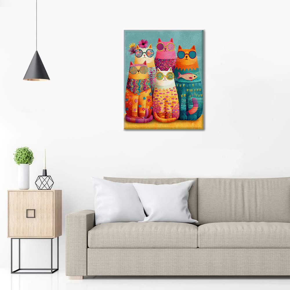 Cool Cat Crew - Dipingere con i Numeri