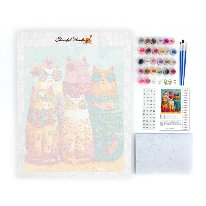 Cool Cat Crew - Dipingere con i Numeri