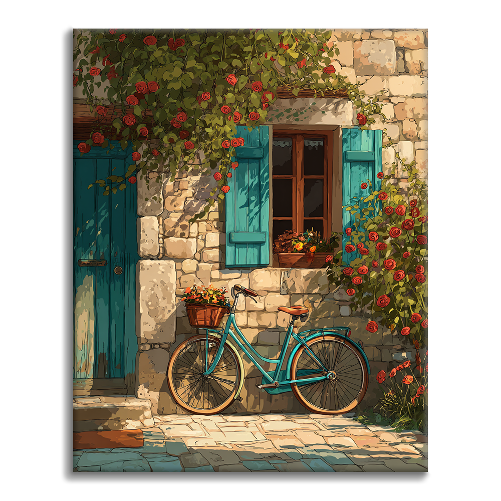 Bicicletta da giardino - Dipingere con i Numeri