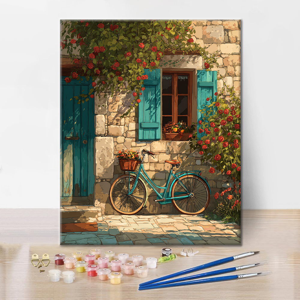 Bicicletta da giardino - Dipingere con i Numeri