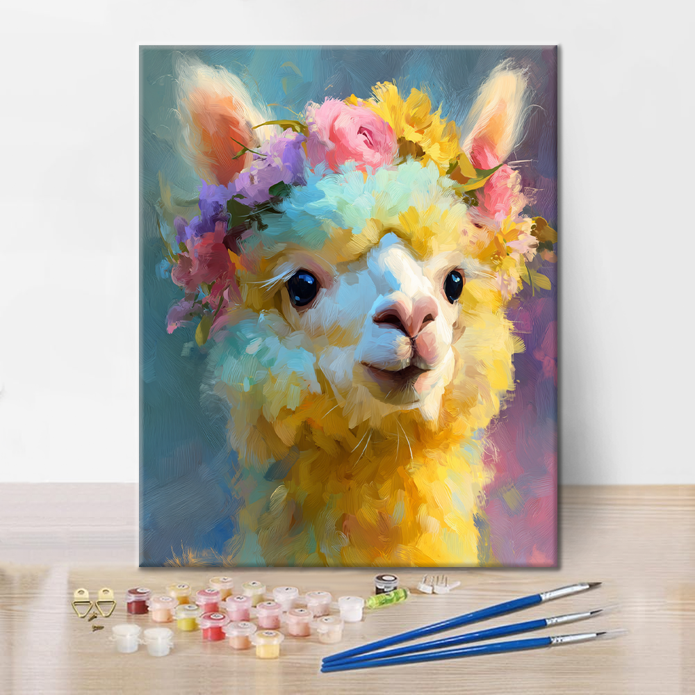 Blooming Llama - Dipingere con i Numeri