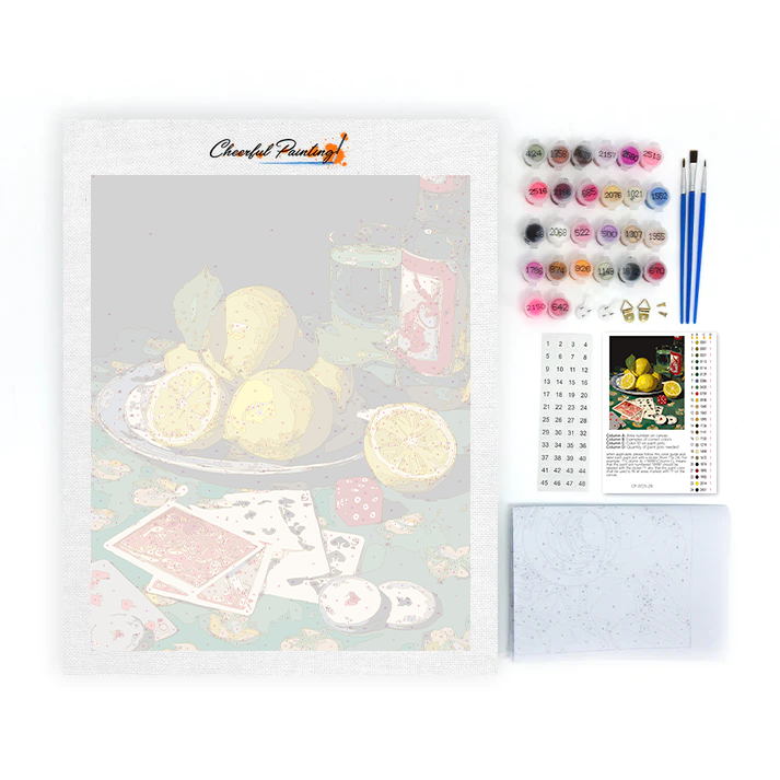 Limoni e poker - Dipingere con i Numeri