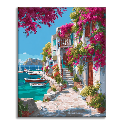 Orizzonte rosa - Dipingere con i Numeri