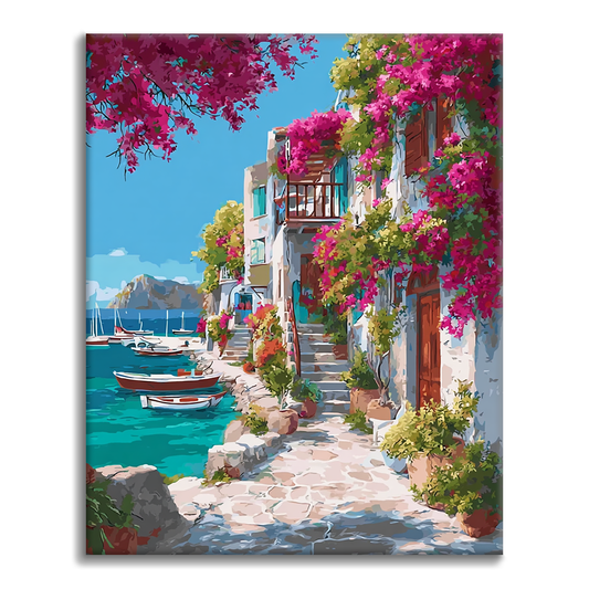 Orizzonte rosa - Dipingere con i Numeri