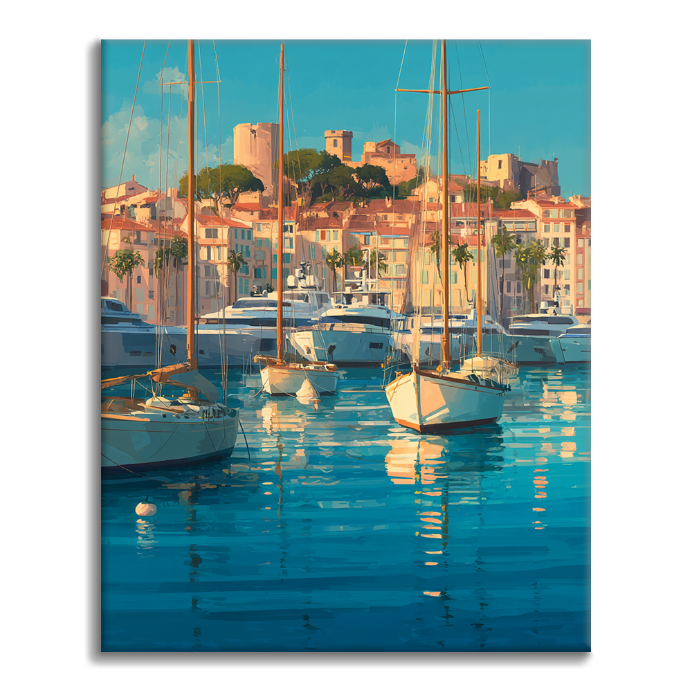 Porto di Cannes - Dipingere con i Numeri