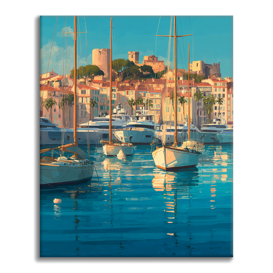 Porto di Cannes - Dipingere con i Numeri