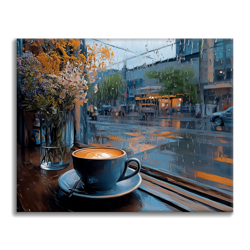 Rainy Day Café - Dipingere con i Numeri