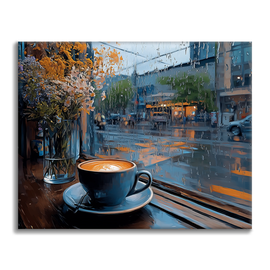 Rainy Day Café - Dipingere con i Numeri