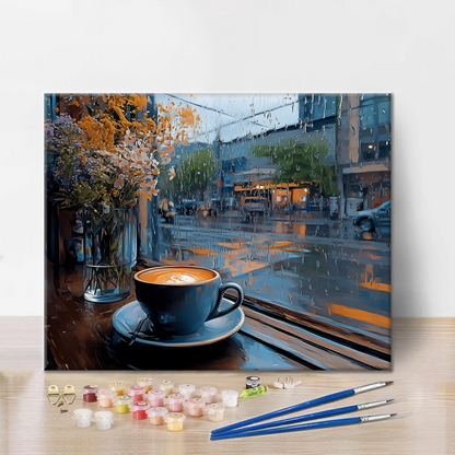 Rainy Day Café - Dipingere con i Numeri