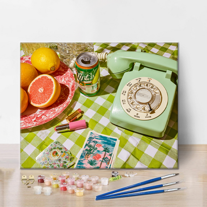 Telefono retrò - Dipingere con i Numeri