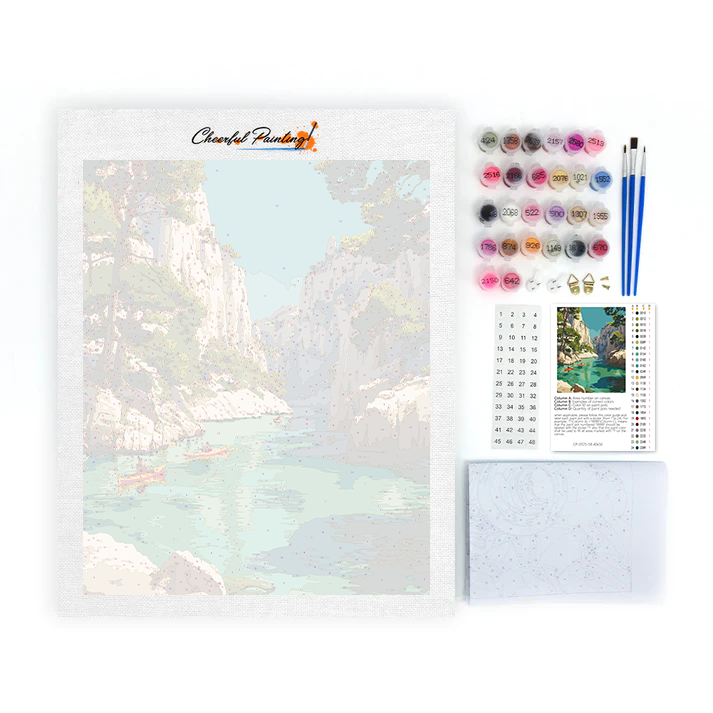 Calanchi di Cassis - Dipingere con i Numeri