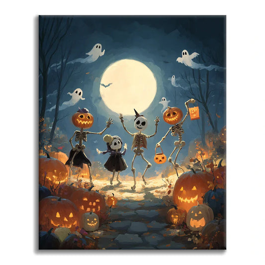 Palla di Halloween - Dipingere con i Numeri
