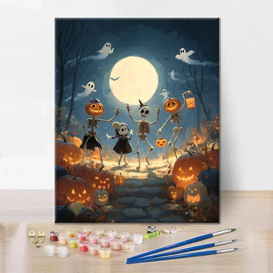 Palla di Halloween - Dipingere con i Numeri