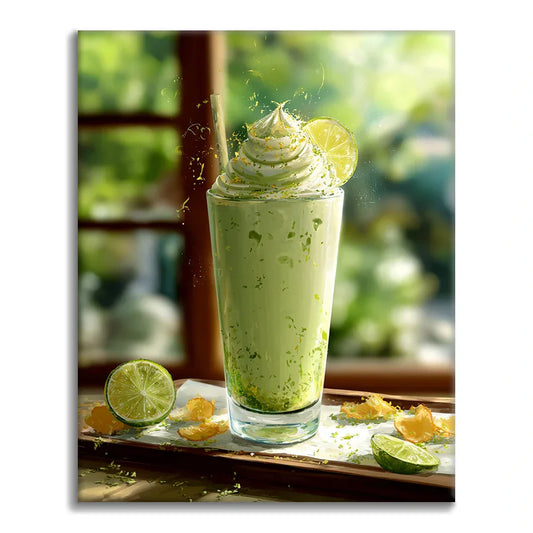 Frullato di Matcha - Dipingere con i Numeri