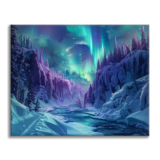 Aurora boreale - Dipingere con i Numeri