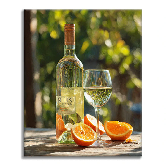 Vino arancione - Dipingere con i Numeri