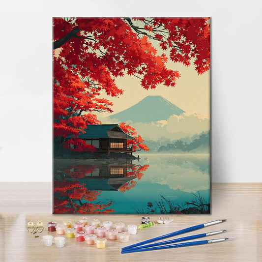 Serenità autunnale - Dipingere con i Numeri