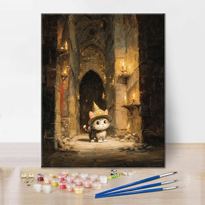 L'avventura del gatto - Dipingere con i Numeri