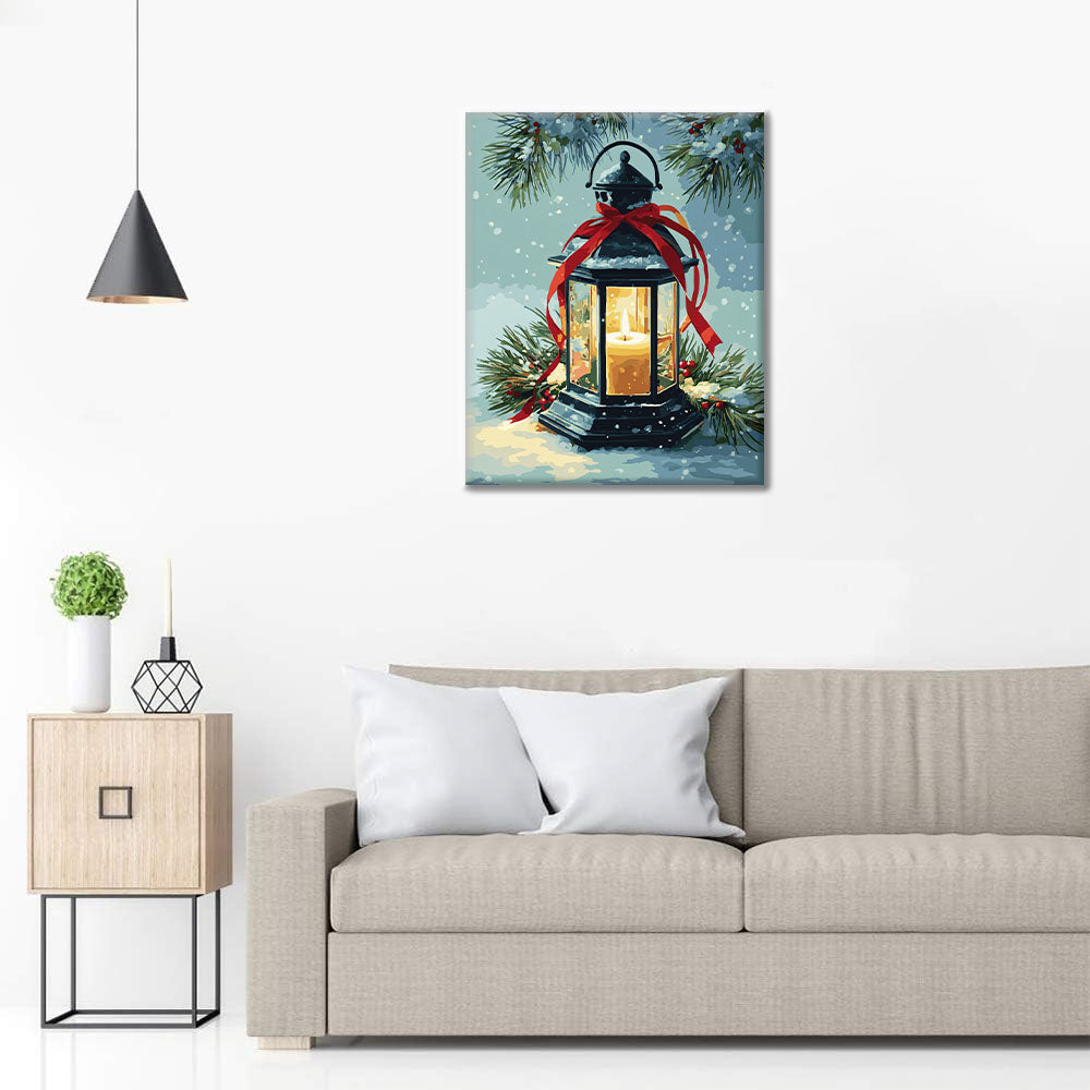 Lanterna di Natale - Dipingere con i Numeri