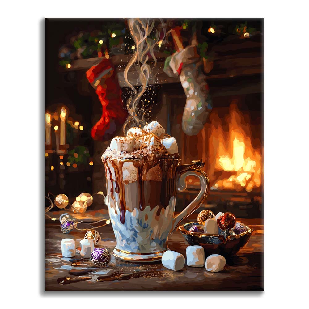 Cozy Christmas Cocoa - Dipingere con i Numeri