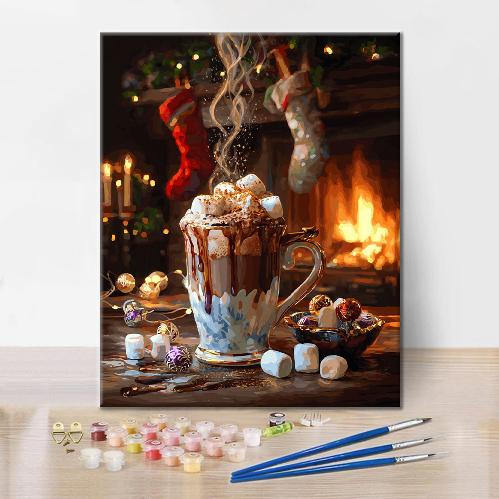 Cozy Christmas Cocoa - Dipingere con i Numeri