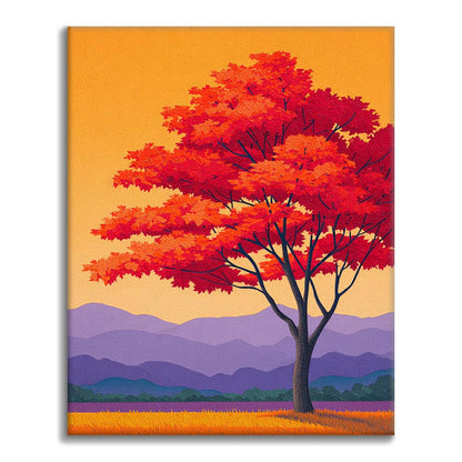 Fiamma d'autunno - Dipingere con i Numeri