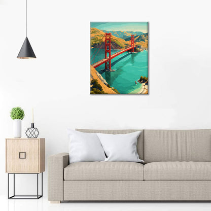 Golden Gate Serenity - Dipingere con i Numeri