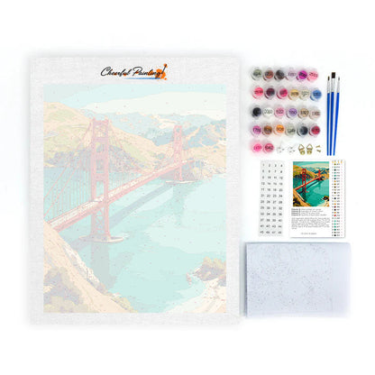 Golden Gate Serenity - Dipingere con i Numeri