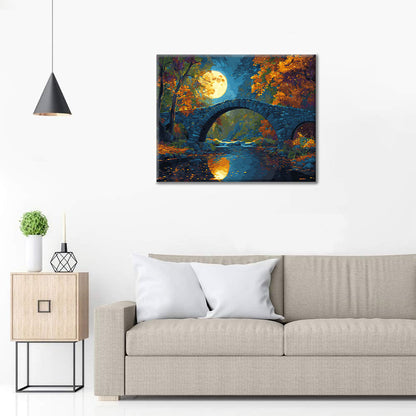 Ponte al chiaro di luna - Dipingere con i Numeri