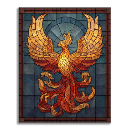 Mosaico Phoenix Rebirth - Dipingere con i Numeri