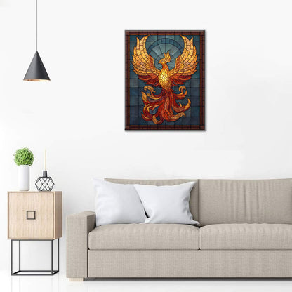 Mosaico Phoenix Rebirth - Dipingere con i Numeri