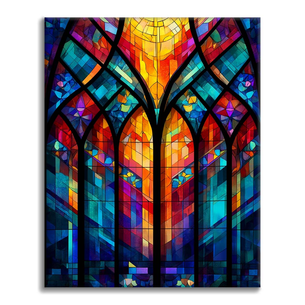 Reticolo di finestra a mosaico - Dipingere con i Numeri