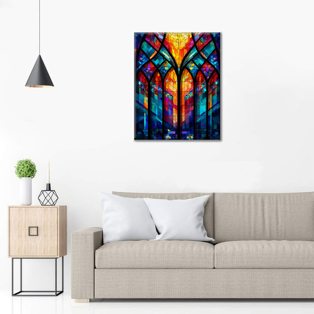 Reticolo di finestra a mosaico - Dipingere con i Numeri