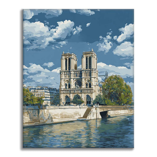 Cattedrale di Notre-Dame - Dipingere con i Numeri