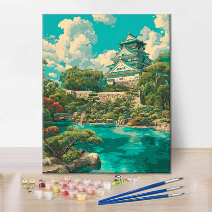 Castello di Osaka - Dipingere con i Numeri
