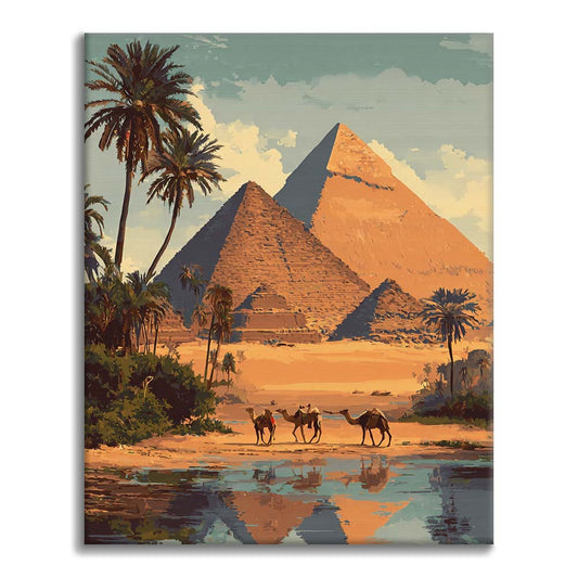 Le Piramidi di Giza - Dipingere con i Numeri