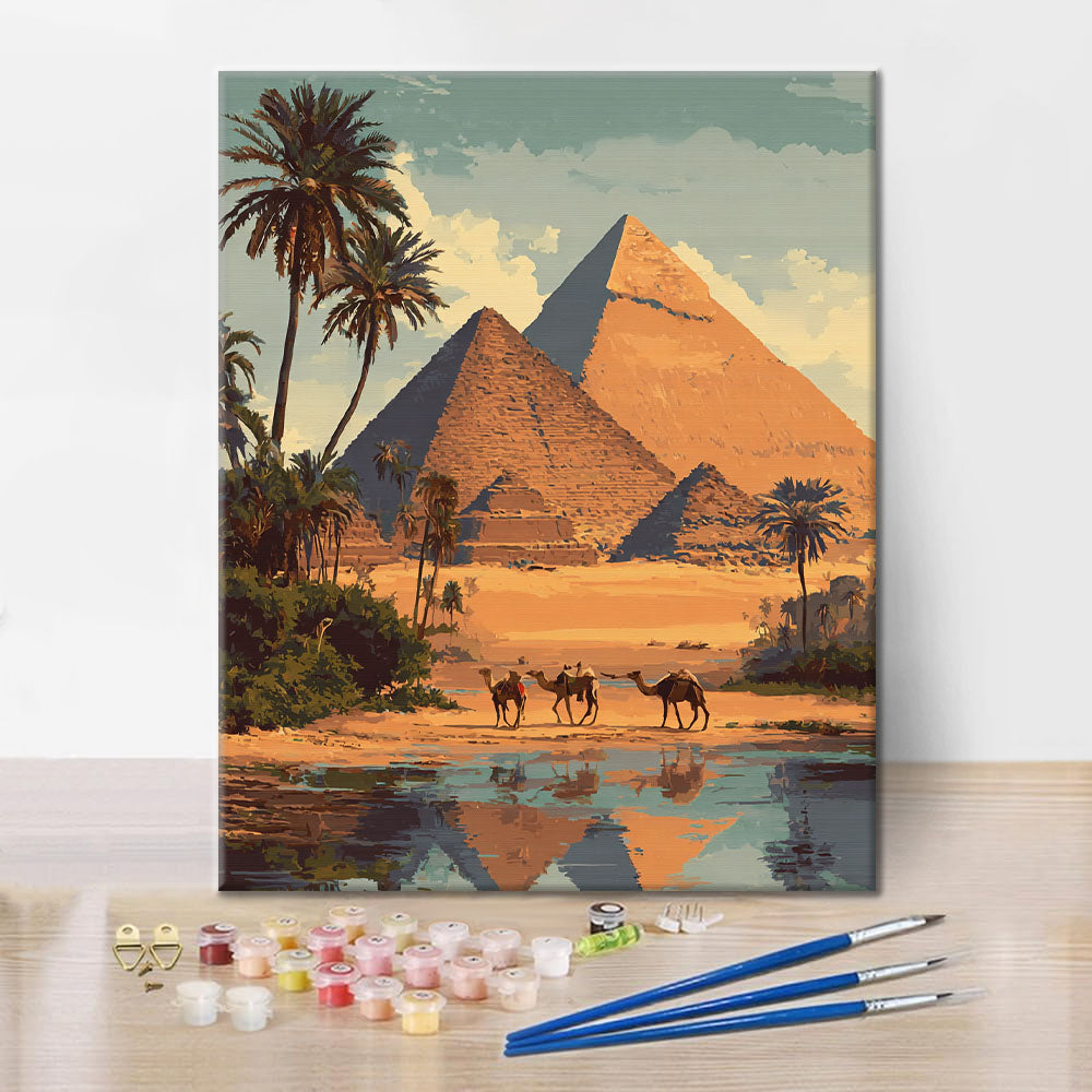 Le Piramidi di Giza - Dipingere con i Numeri