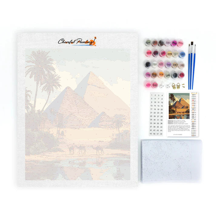 Le Piramidi di Giza - Dipingere con i Numeri