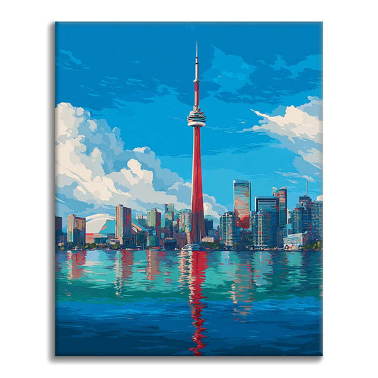 Skyline di Toronto - Dipingere con i Numeri