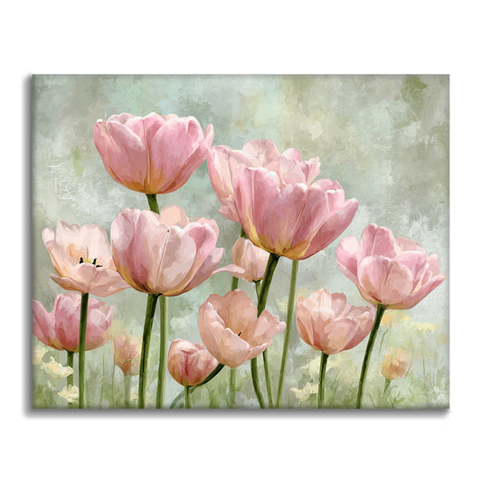 Una fila di rose - Dipingere con i Numeri