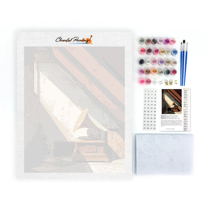 Grammofono da soffitta - Dipingere con i Numeri