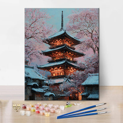 Blossom Pagoda - Dipingere con i Numeri