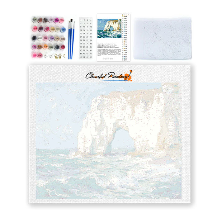 Scogliere di étretat - Dipingere con i Numeri