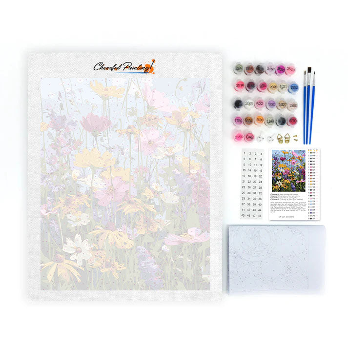 Fiori colorati - Dipingere con i Numeri