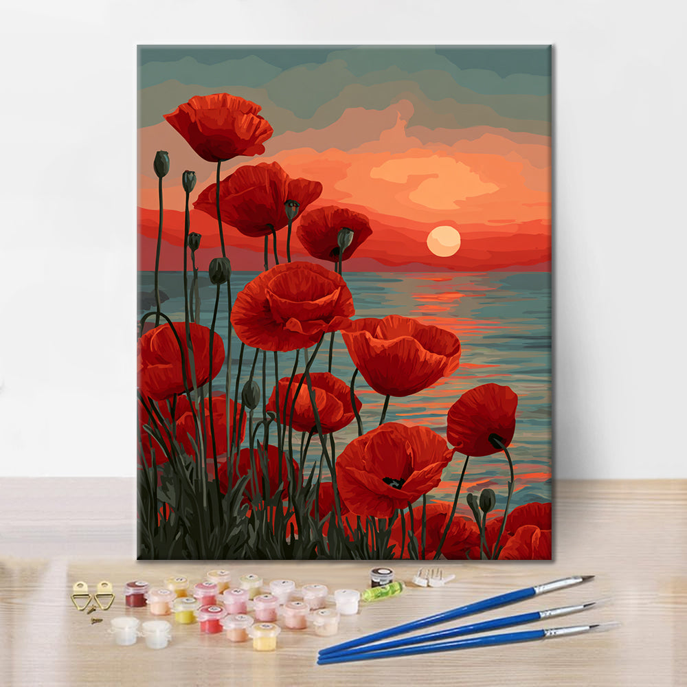 Cremisi Crepuscolo - Dipingere con i Numeri