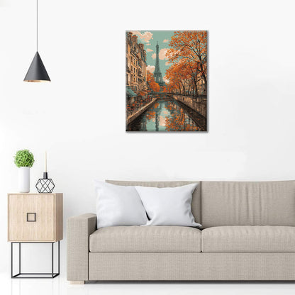 Torre Eiffel in autunno - Dipingere con i Numeri
