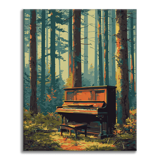 Pianoforte della foresta - Dipingere con i Numeri