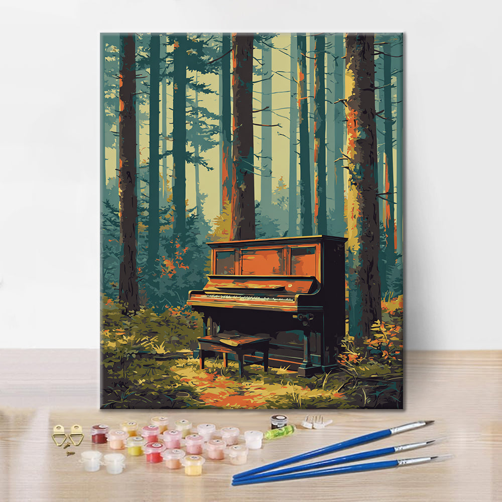 Pianoforte della foresta - Dipingere con i Numeri