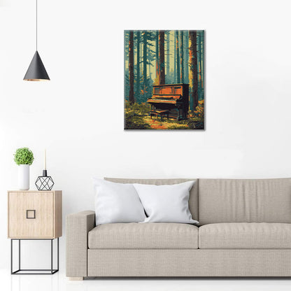Pianoforte della foresta - Dipingere con i Numeri
